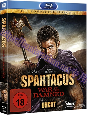 简LG-M5865 斯巴达克斯 第3季：诅咒者之战【独家全套多国语蓝光日版】（2BD）（有精装）