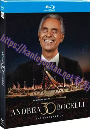 简TM-R1800F 传奇30载：安德烈·波切利纪念演唱会（2碟）